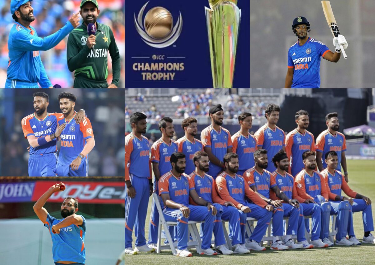 ICC Champions Trophy 2025: मोहम्मद सिराज, शिवम दूबे और रियान पराग की छुट्टी, नीतीश रेड्डी-शमी को मिलेगा मौका, चैंपियंस ट्रॉफी के लिए टीम इंडिया हुई फाइनल