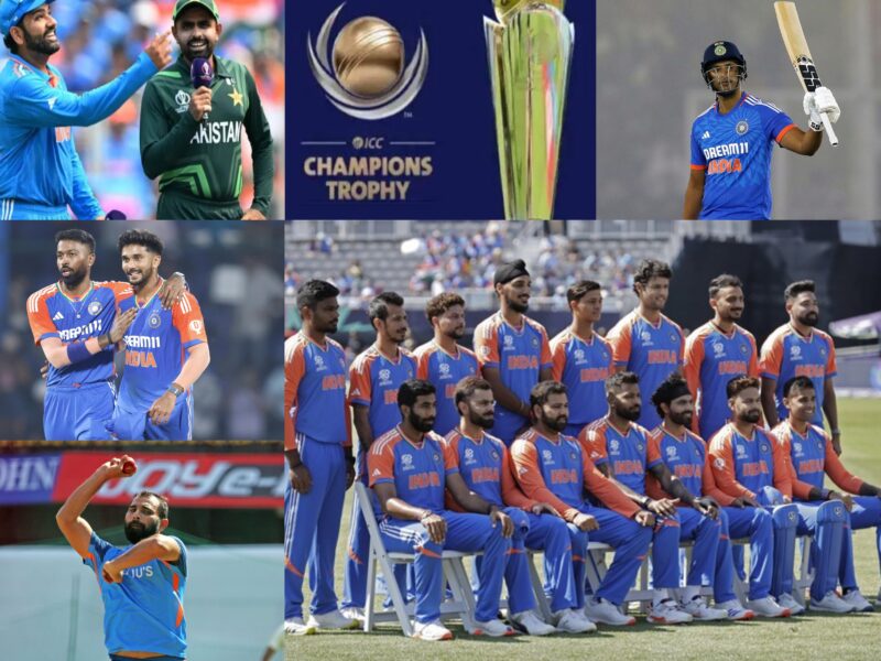 ICC Champions Trophy 2025: मोहम्मद सिराज, शिवम दूबे और रियान पराग की छुट्टी, नीतीश रेड्डी-शमी को मिलेगा मौका, चैंपियंस ट्रॉफी के लिए टीम इंडिया हुई फाइनल