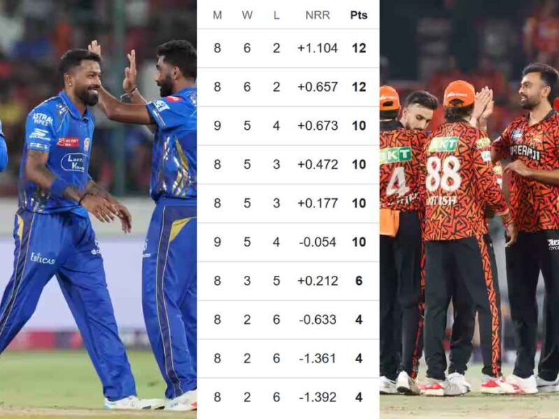 IPL 2025 Points Table
