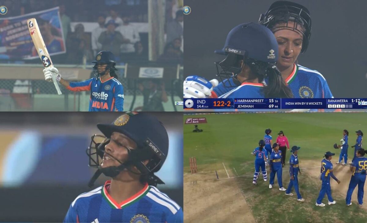 IND vs SL: शेफाली फ्लॉप, मंधाना के नही निकले रन, फिर जेमिमा ने बल्ले से मचाया कोहराम, पहले मैच श्रीलंका को 8 विकेट से रौंदा