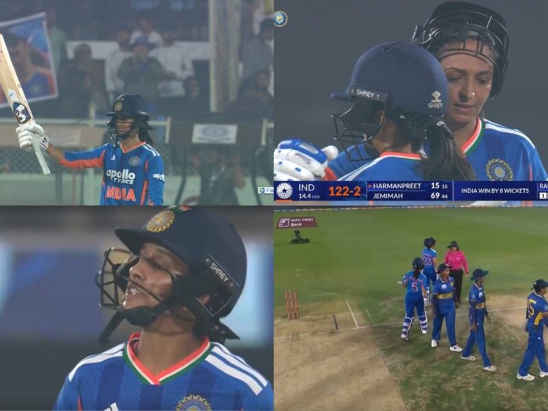 IND vs SL: शेफाली फ्लॉप, मंधाना के नही निकले रन, फिर जेमिमा ने बल्ले से मचाया कोहराम, पहले मैच श्रीलंका को 8 विकेट से रौंदा