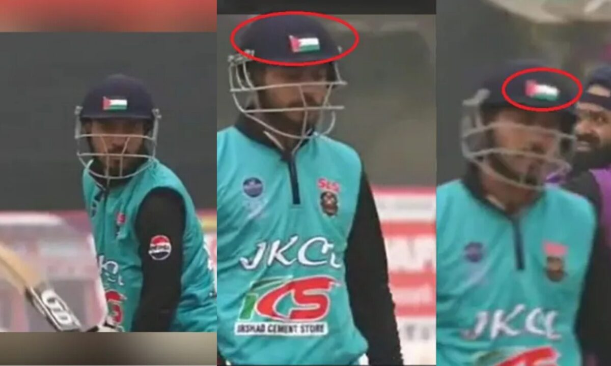 तिरंगे की जगह फलस्तीन का झंडा लगाकर बल्लेबाजी करने पहुंचा स्टार खिलाड़ी, बोर्ड ने निकाल दी पूरी हेकड़ी
