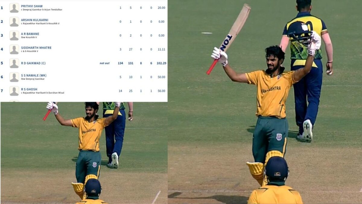 ऋतुराज गायकवाड़ का हाहाकार, शतक ठोक बना दिया वर्ल्ड रिकॉर्ड, अजित आगरकर को दिया मुंहतोड़ जवाब, एक और शतक से मचा सनसनी