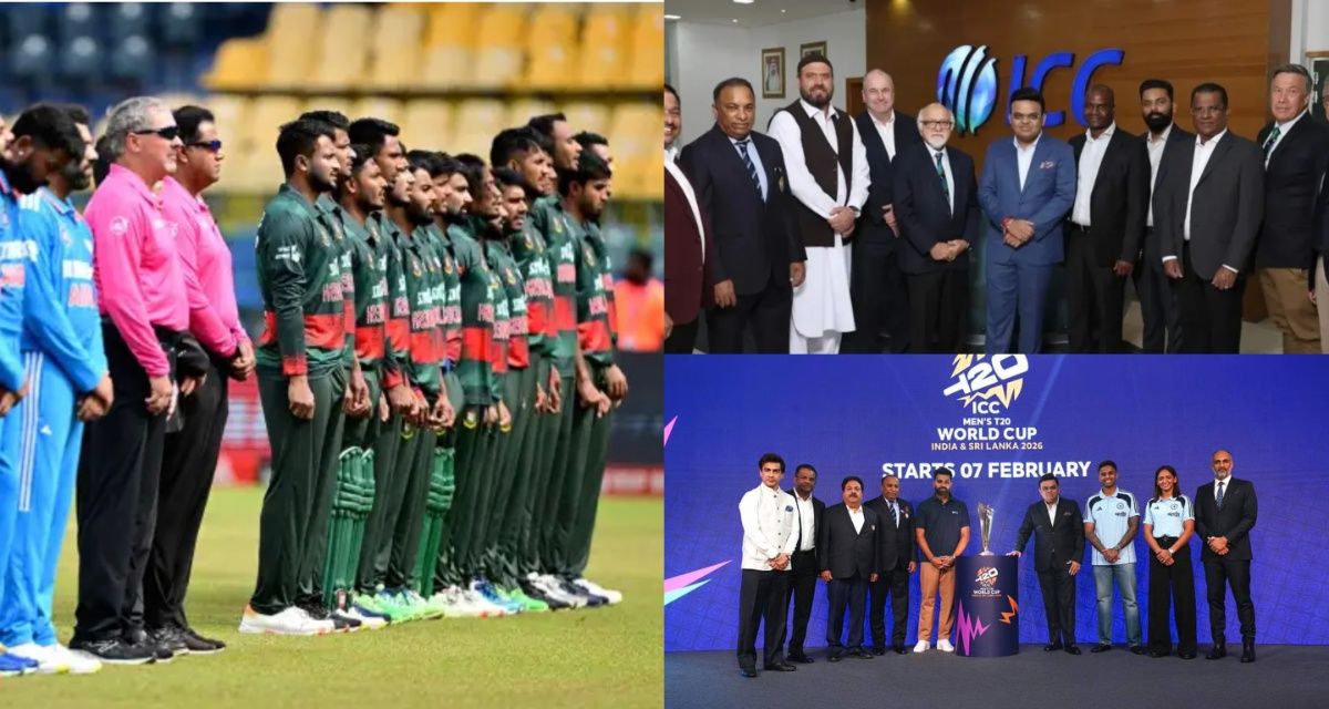 भारत में टी20 वर्ल्ड कप खेलने से मना कर बुरा फंसा बांग्लादेश, ICC कर देगी टूर्नामेंट से ही बाहर! ले सकती 3 एक्शन