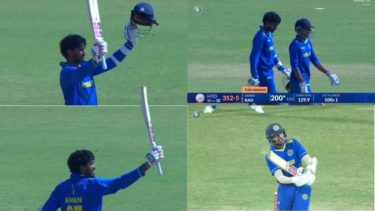 6 6 6 6 6 4 4 4 4....12 छक्के 13 चौके, 21 साल की उम्र में दोहरा शतक, शमी, मुकेश, आकाशदीप की कुटाई, बाउंड्री से ठोकी 126