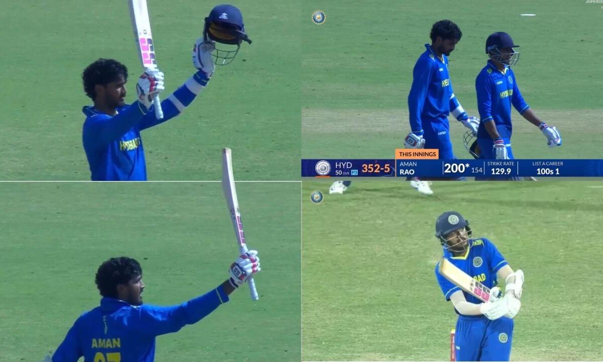 6 6 6 6 6 4 4 4 4....12 छक्के 13 चौके, 21 साल की उम्र में दोहरा शतक, शमी, मुकेश, आकाशदीप की कुटाई, बाउंड्री से ठोकी 126