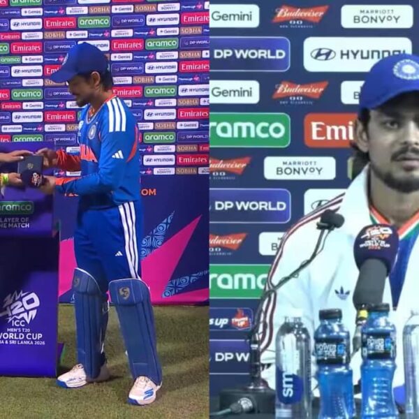 Ishan Kishan: “मेरे देश के लिए यह मैच…”, ‘प्लेयर ऑफ़ मैच’ अवार्ड लेते हुए ईशान किशन ने गंभीर-सूर्या को नही इन्हें दिया श्रेय