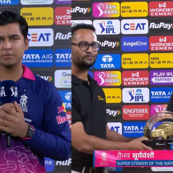 Vaibhav Sooryavanshi ने जीत के बाद खोला राज, अपने तूफानी बल्लेबाजी का श्रेय कोच को नही इन्हें दिया