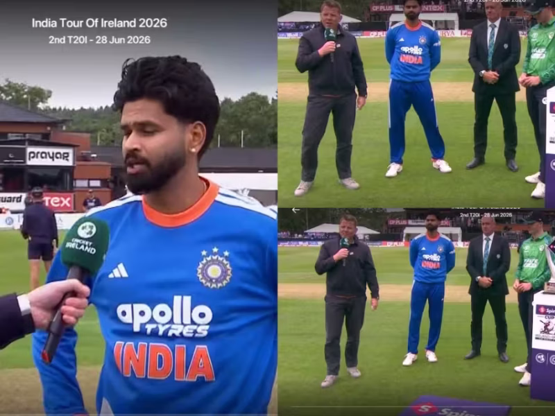 IND vs IRE, TOSS: वैभव को मिला धोखा! इन 2 खिलाड़ी का डेब्यू, श्रेयस ने बताया क्यों नहीं दिया वैभव को मौका!