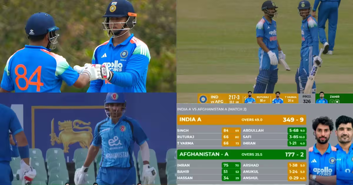 IND A vs AFG A