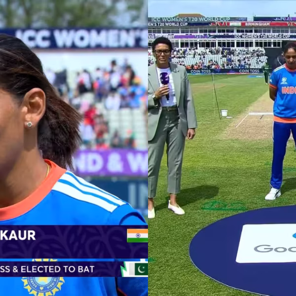 IND W vs PAK W, TOSS: पाकिस्तानी कप्तान से हाथ मिलाने से किया इंकार, हरमनप्रीत ने कहा- हम क्रिकेट खेलने आये…