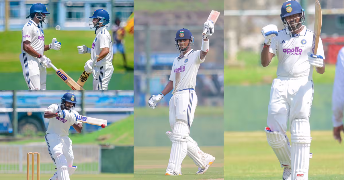 IND A vs SL A: इंडिया ने मचायी तबाही, साईं सुदर्शन का शतक, ध्रुव जुरेल का अर्धशतक, इंडिया ए ने ठोका 333 रन