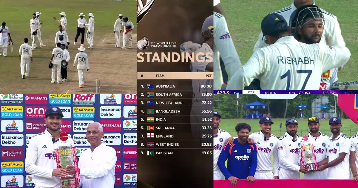 WTC POINT TABLE: दूसरा टेस्ट ड्रा होते ही भारत को लगा बड़ा झटका! अब WTC फाइनल में पहुँचने के लिए करना होगा ये काम