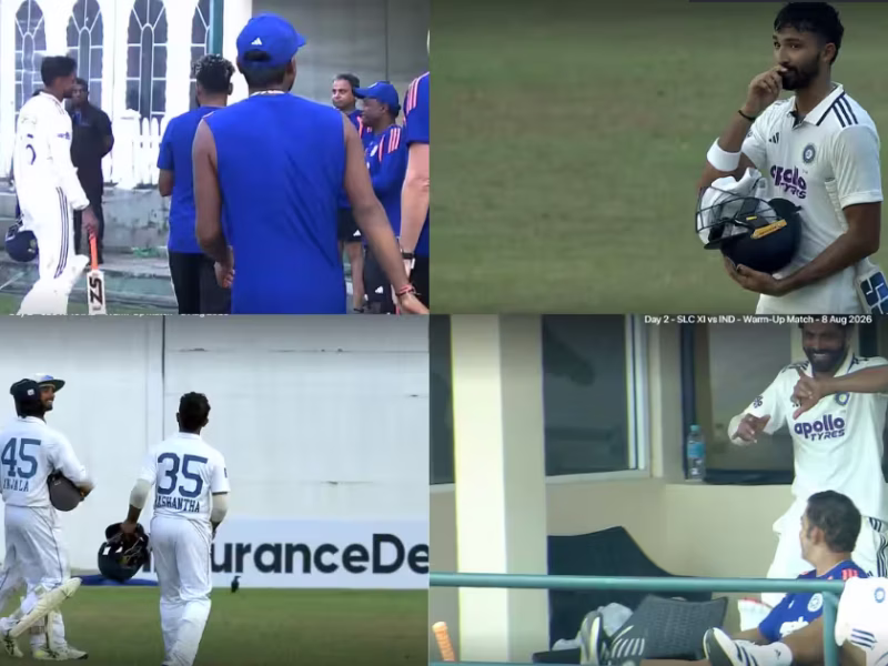 IND vs SL: 6 6 6 6…पीछे चल रहा था भारत तभी इस गेंदबाज ने छक्को की बरसात, पडिक्कल ने ठोका शतक, 6 विकेट पर 357 रन