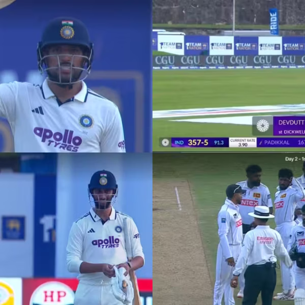 IND vs SL: जुरेल ने ताबड़-तोड़ की पिटाई , देवदत्त ने ठोका 167 रन, भारत ने बनाया दूसरे दिन 460/9