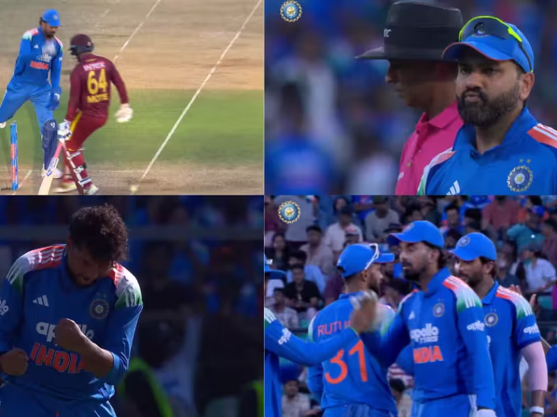W W W W…कुलदीप यादव ने पलटा गेम, वेस्टइंडीज ने गंभीर की गेंदबाजो की खूब की पिटाई, कुलदीप ने बचायी लाज